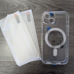 iPhone 13 Clear Case With Screen Protectors